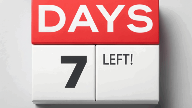 Adobe Stock - 7 day calender reminder