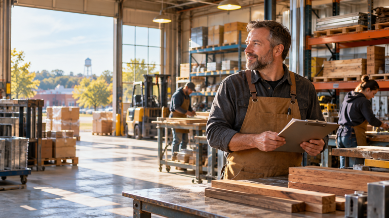 Sunlit Craftsmen Workshop